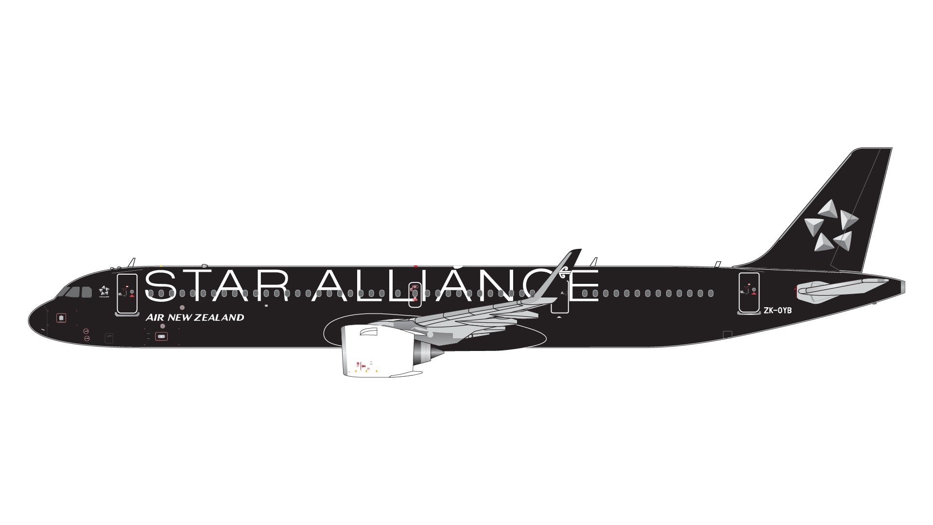 [Pre-order item] A321neo Air New Zealand Star Alliance ZK-OYB 1/400 (GJ20230412) [GJANZ2178]