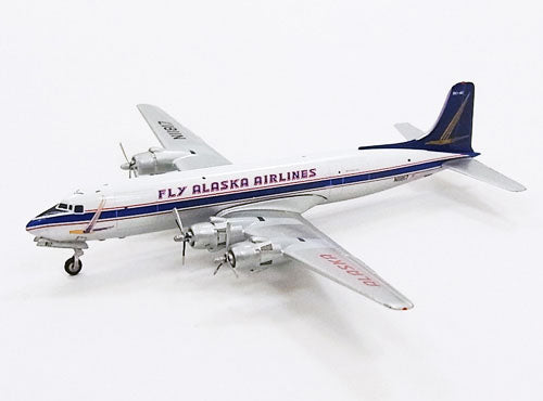 DC-6 アラスカ航空 N11817 50年代 N11817 1/400 [GJASA974]