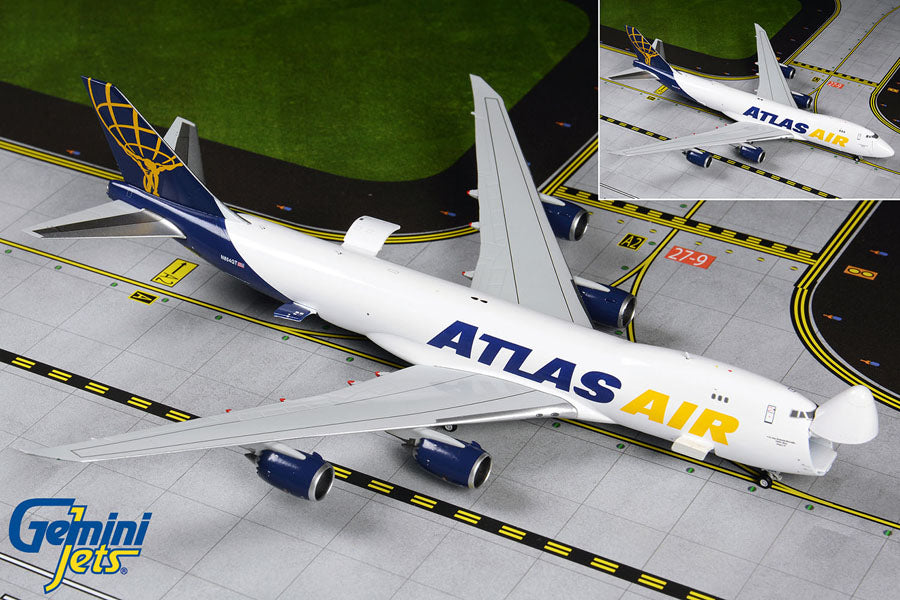 747-8F Atlas Air N854GT *Cargo door can be set to open or close 1/400 [GJGTI1888]