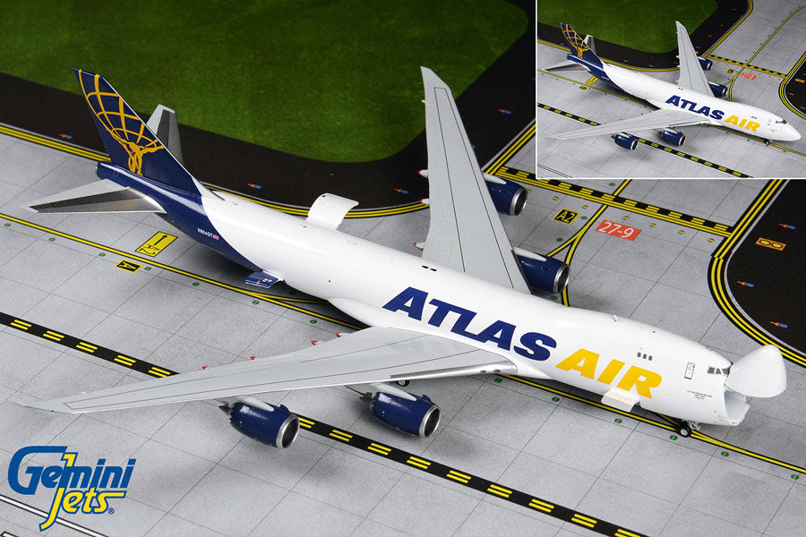 747-8F アトラス航空 N854GT ※貨物ドア開閉設定可能 1/400 [GJGTI1888]