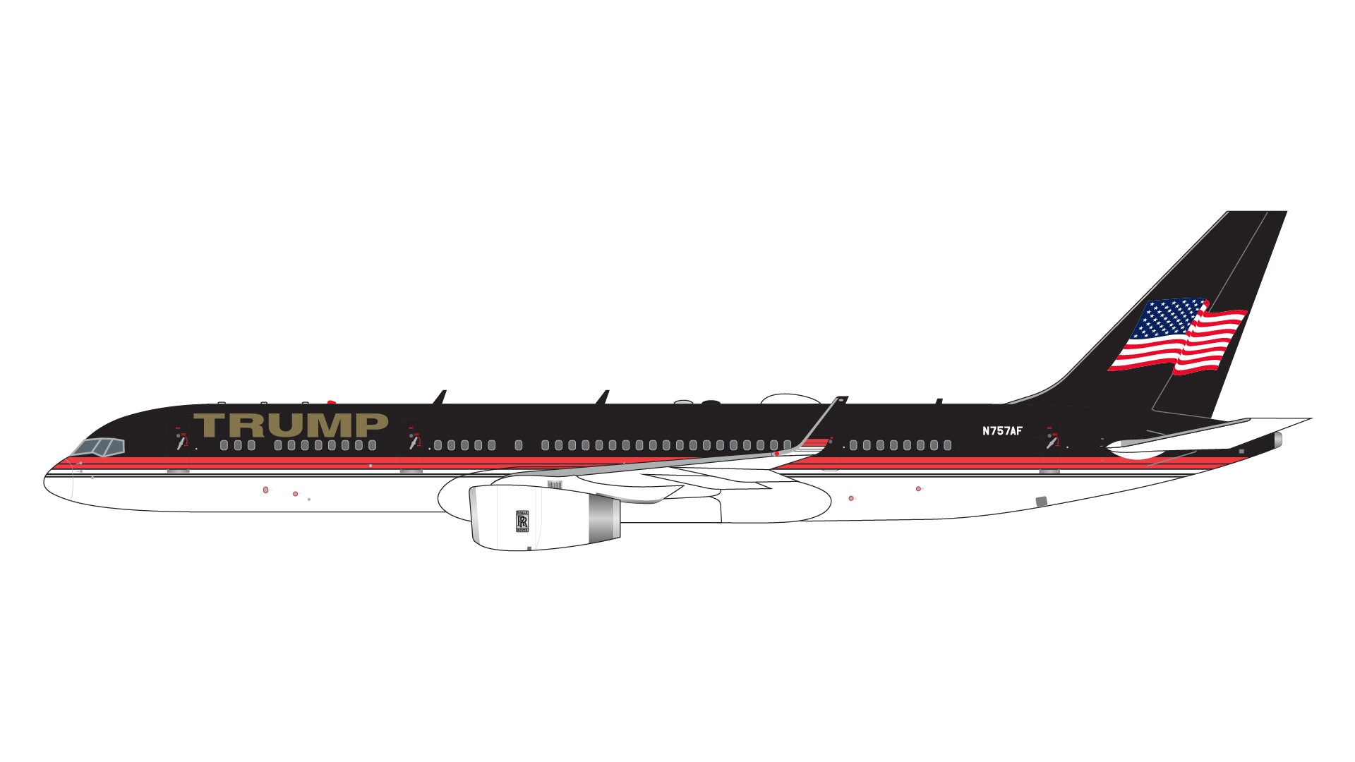 [Pre-order item] 757-200 Trump N757AF 1/400 (GJ20230412) [GJTRU2171]