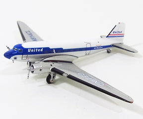 DC-3 クレイ・レイシーアビエーション保存機（ユナイテッド航空 3-40年代塗装）N814CL 1/400 [GJUAL1109]