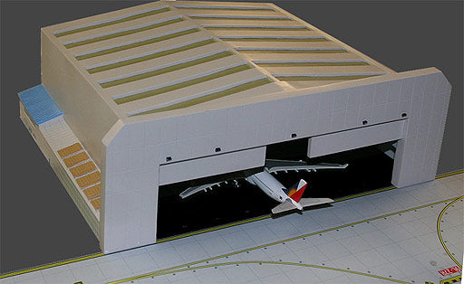 Airport diorama aircraft hangar (can store 747 and A380) for 1/400 scale *Made of resin [GJWBHGR]