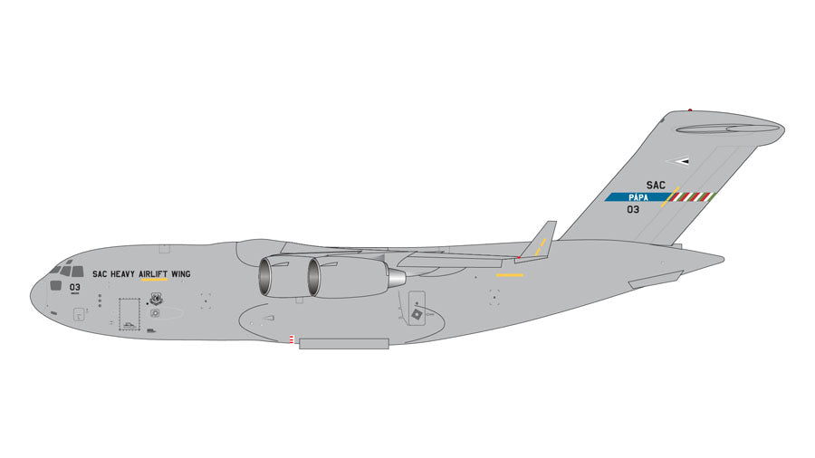 C-17A NATO 戦略輸送航空団（大型空輸航空団） パパ基地・ハンガリー SAC-03 1/400 [GMNAT132]