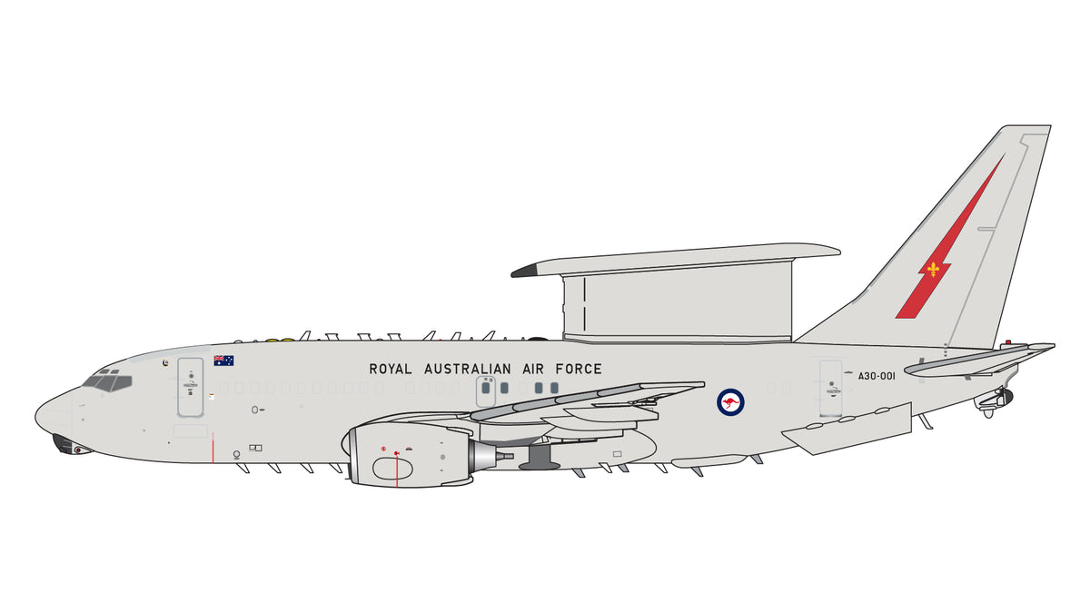 【予約商品】E-7A (B737 AEW&C) オーストラリア空軍 「Wedgetail」 A30-001 1/400 (GJ20230412) [GMRAA127]