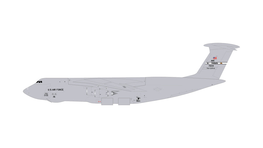 C-5M Super Galaxy, United States Air Force, 60th Airlift Wing, Travis Field, #87-0034, 1/400 [GMUSA073]