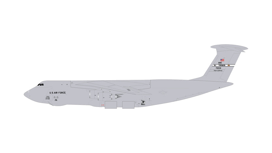 C-5Mスーパーギャラクシー アメリカ空軍 第60空輸航空団 トラヴィス基地 #87-0034 1/400 [GMUSA073]
