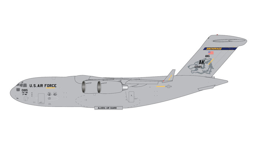 C-17A US Air Force Alaska ANG #00-0185 1/400 [GMUSA087]