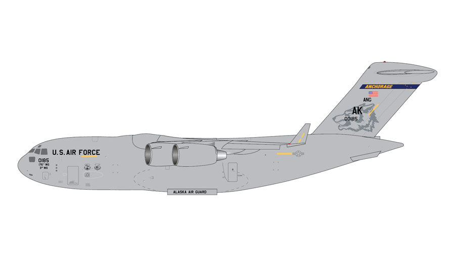 C-17A アメリカ空軍 アラスカANG #00-0185 1/400 [GMUSA087]