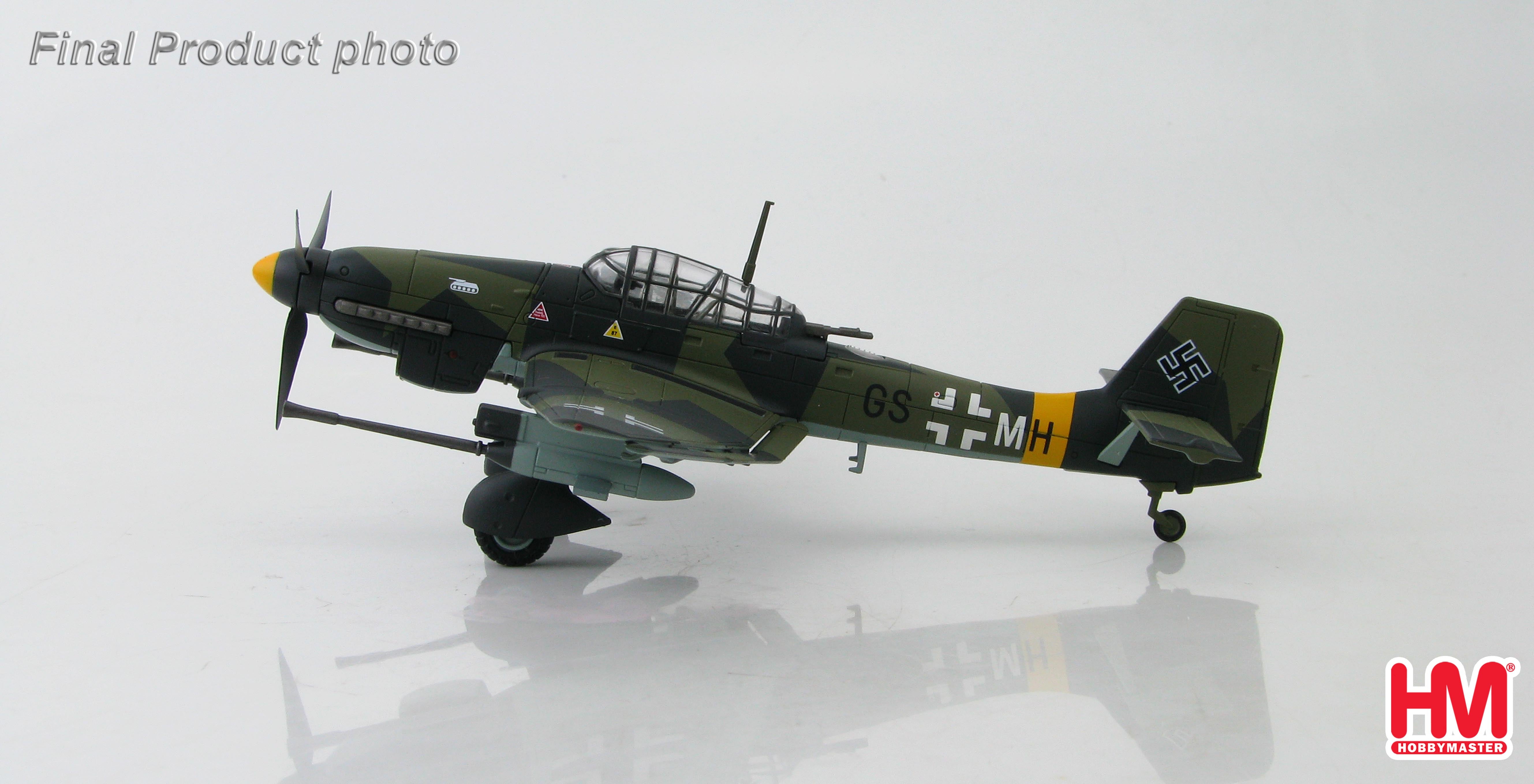 Ju-87G-1 Stuka, German Air Force, 1st Ground Attack Wing, 10th (Anti-tank) Squadron, Dubno Base, Ukraine, 1944, GS+MH 1/72 [HA0158]