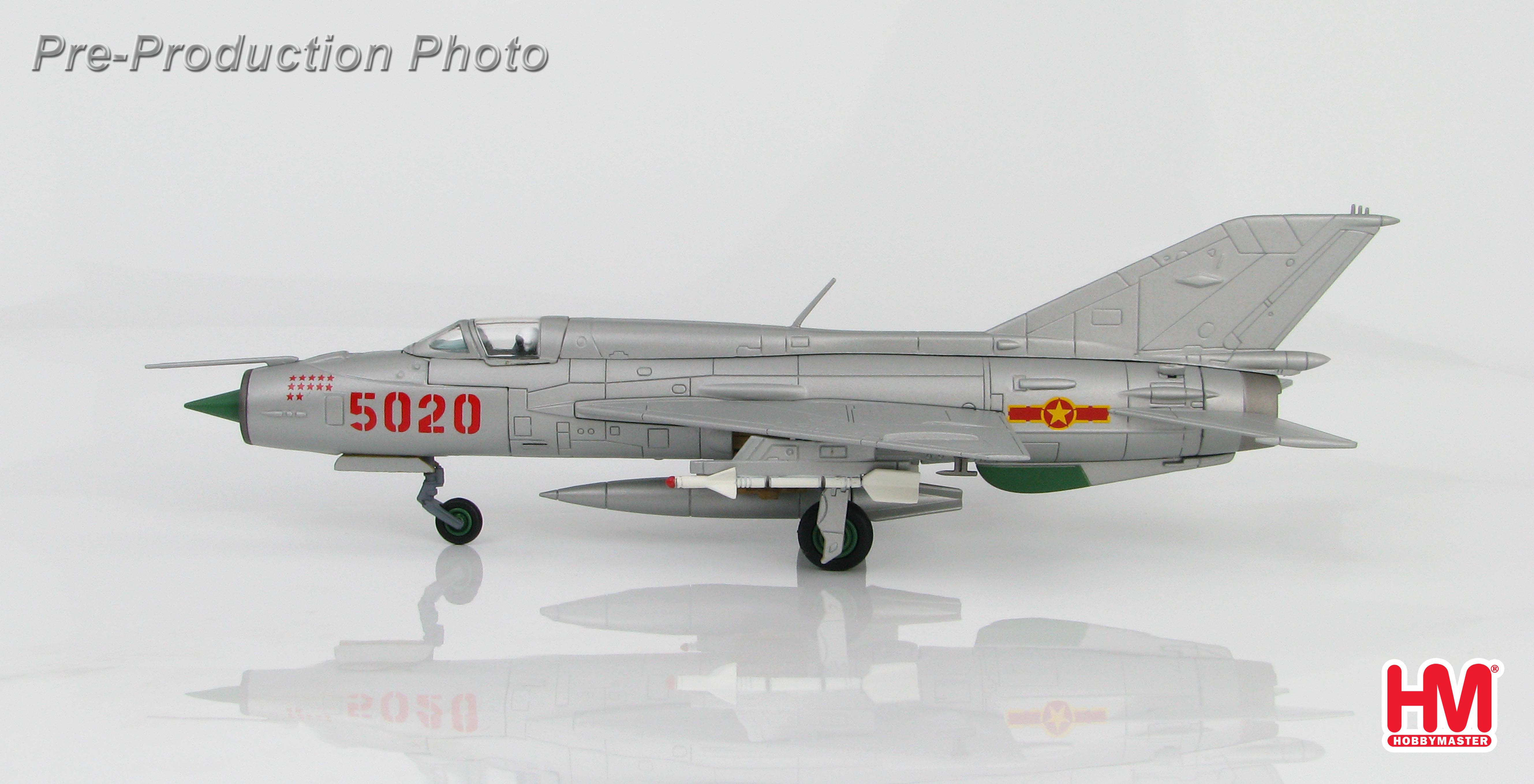 MiG-21PFM North Vietnamese Air Force 927th Regiment "Lang Son" Nguyen Tien Sam aircraft (preserved aircraft) 1972 #5020 1/72 [HA0191]