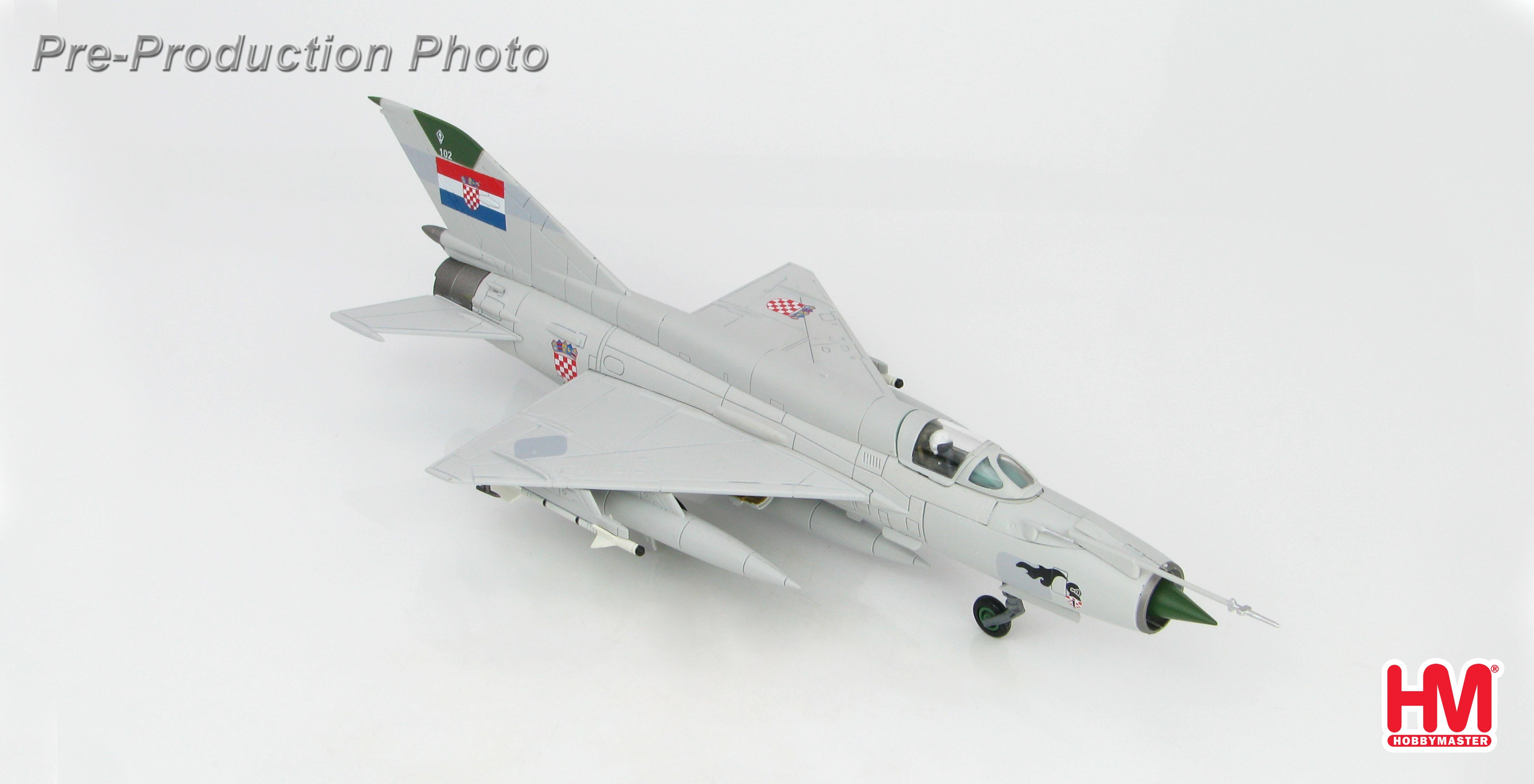 Hobby Master MiG-21bis クロアチア空軍 第1戦闘飛行隊 93年