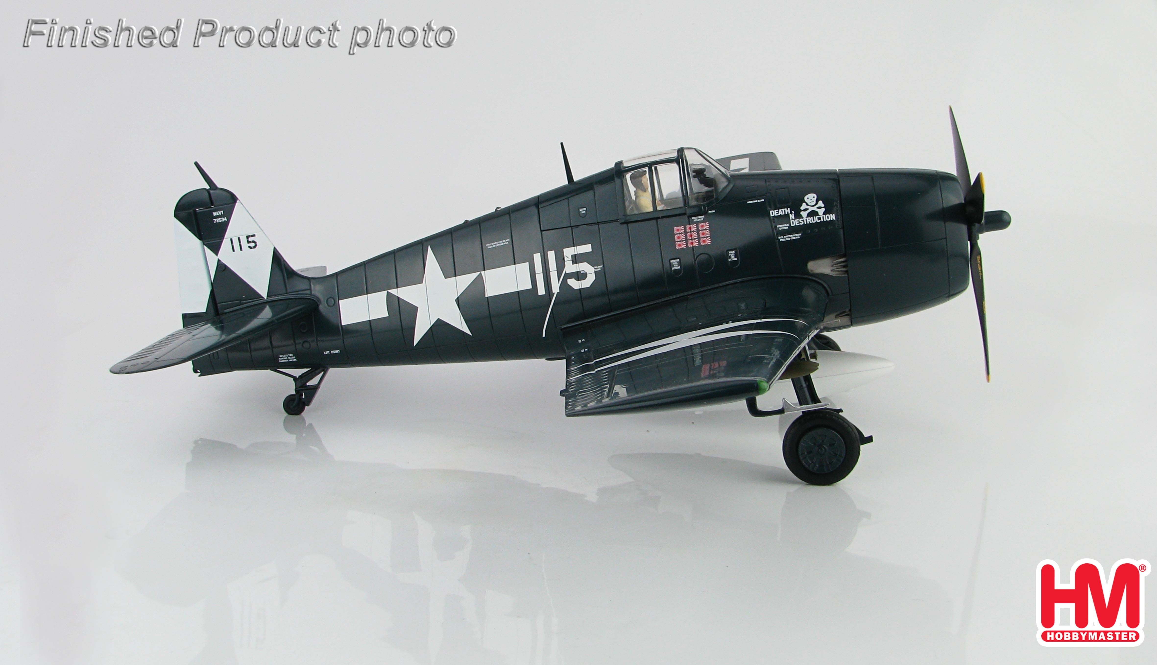 F6F-5 Hellcat, US Navy 83rd Fighter Squadron, aboard the aircraft carrier Essex, Battle of Okinawa, 1945 #15/#72534 1/32 [HA0306]