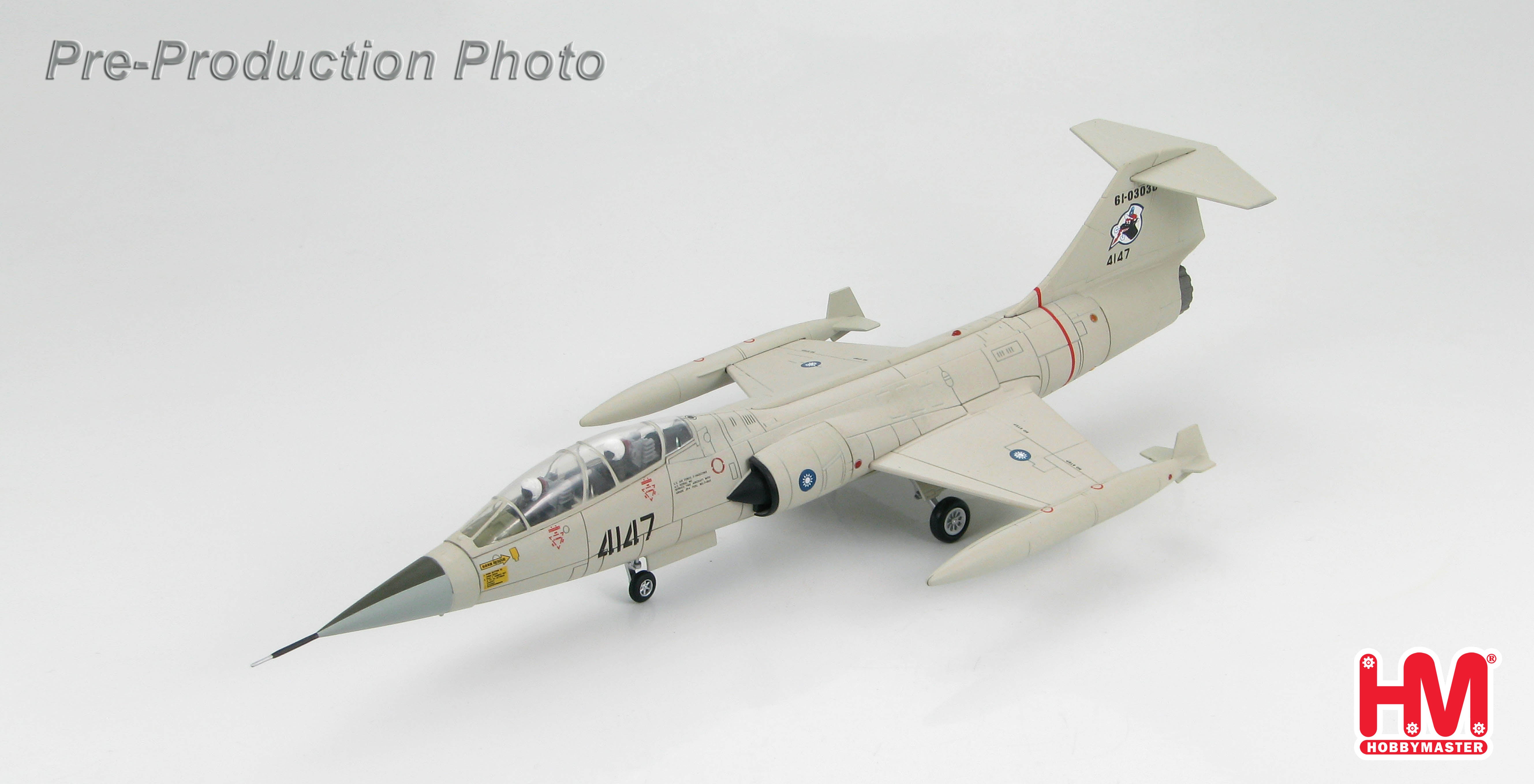 TF-104G (two-seater) Republic of China Air Force (Taiwan Air Force) 427th Tactical Fighter Regiment, 28th Fighter Squadron, Ching Chuang Kang Air Base, final retirement May 1998 #4147 1/72 [HA1053]