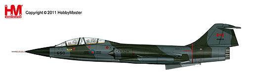 CF-104D (two-seater) Canadian Defence Force 1st Air Wing, Baden-Solingen Air Base, West Germany, 1980s #104650 1/72 [HA1054]