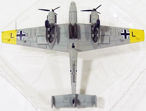 Bf110E-1 German Air Force No. 77 Fighter Wing (Destroyers) 1st Squadron Lt. Felix Maria Brandes's aircraft, Finland, 1942 LN+LR 1/72 [HA1810]