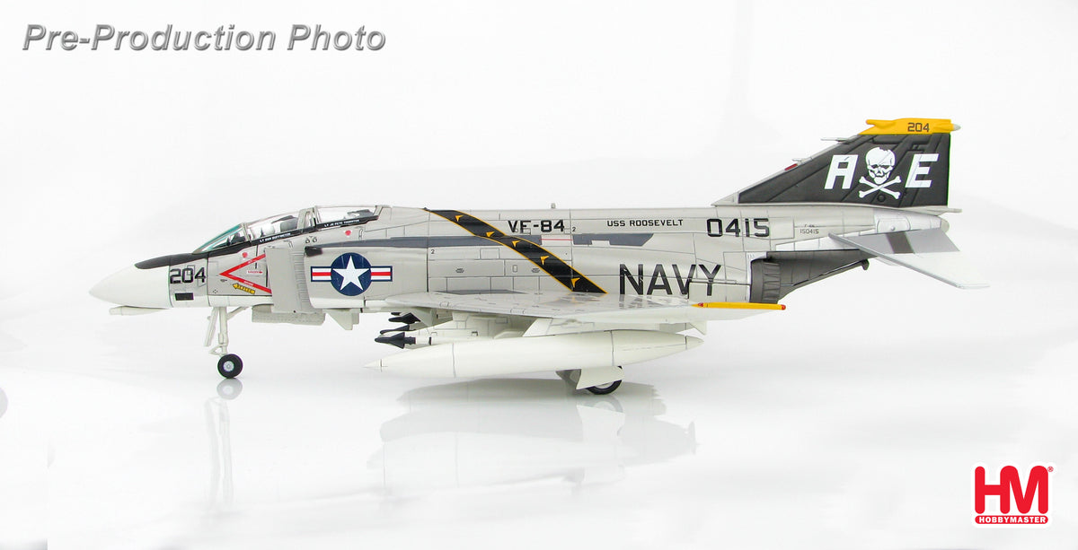 F-4N アメリカ海軍 第84戦闘飛行隊 「ジョリーロジャース」最終航海時 空母F・D・ルーズベルト搭載 75年 #150415/AE204 1/72 [HA1976]