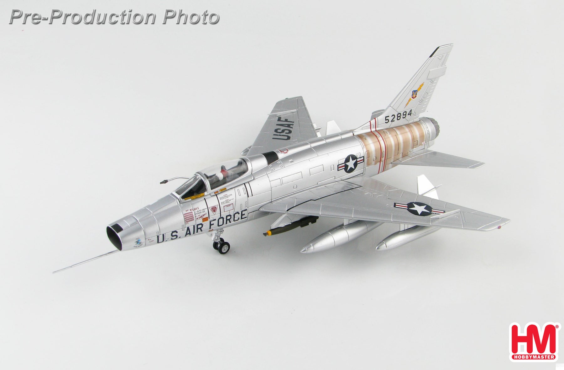 F-100D アメリカ空軍 第3戦術戦闘航空団 第474戦術戦闘飛行隊 （中国MiG-17撃墜） ダナン基地・南ベトナム 65年 #55-2894 1/72 [HA2121]