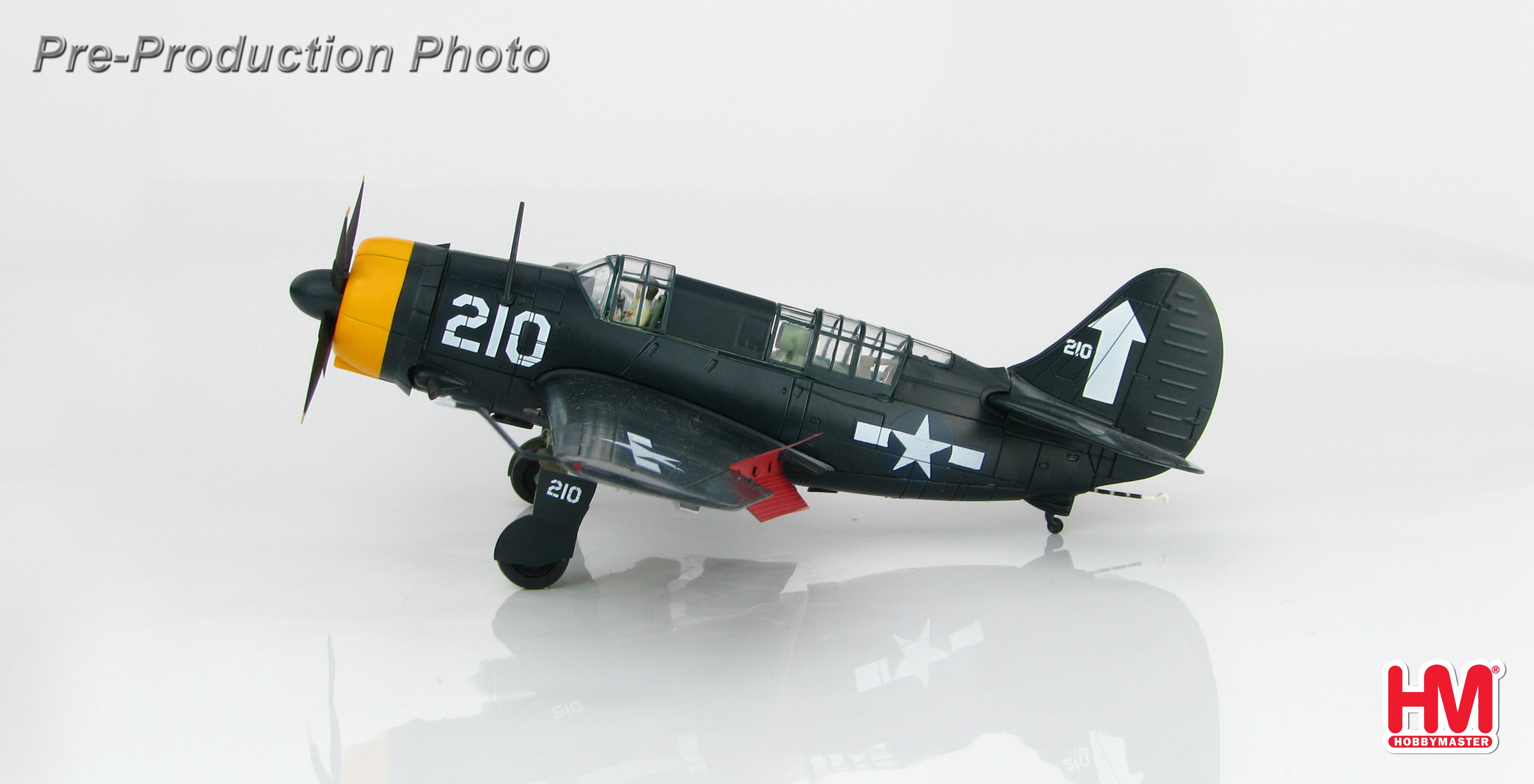 SB2C-4E Helldiver, US Navy 84th Bombardment Squadron, aboard the aircraft carrier Bunker Hill, 1945 #210, 1/72 [HA2212]