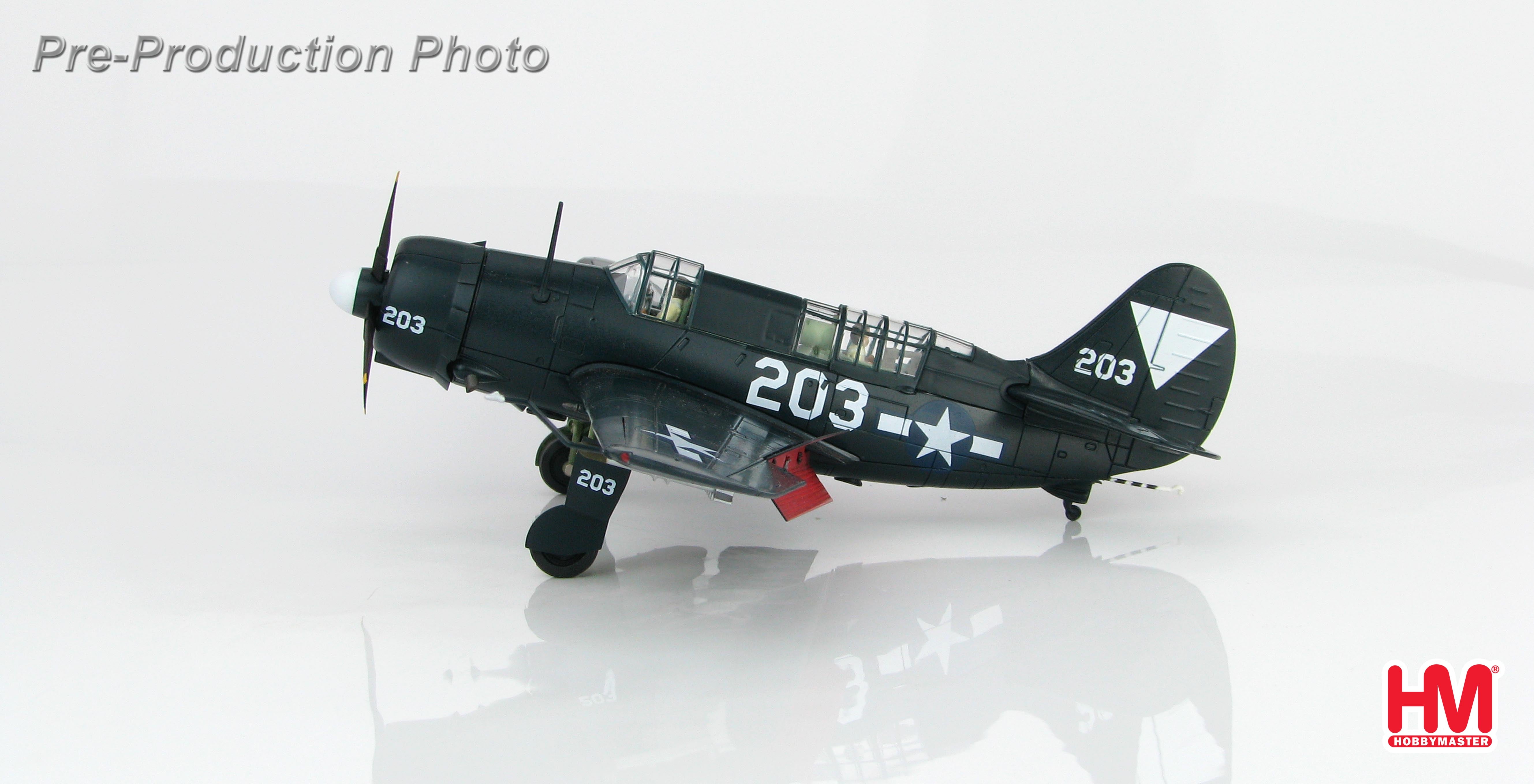 SB2C-4E Helldiver, US Navy 87th Bombardment Squadron, aboard the aircraft carrier Ticonderoga, 1945 #203, 1/72 [HA2213]