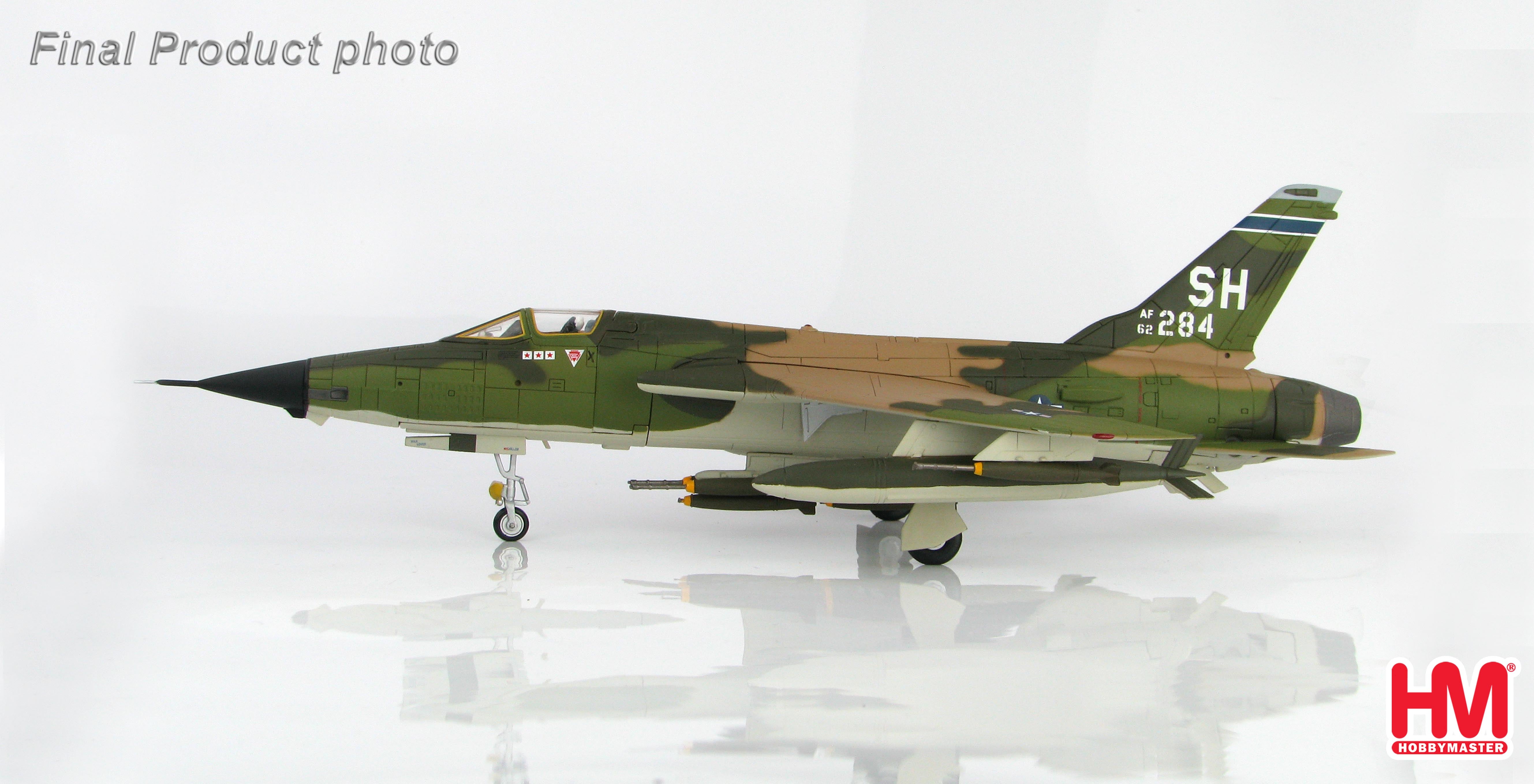 F-105D, US Air Force, 355th Tactical Fighter Wing, 354th Tactical Fighter Squadron, Captain Max Brestel's aircraft, 1967, SH/#62-4284, 1/72 [HA2516]