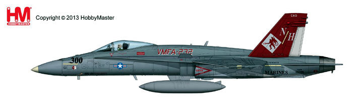 F/A-18A+ USMC 232nd Marine Fighter Attack Squadron "Red Devils" Wing Commander 2007 NH300 1/72 [HA3517]