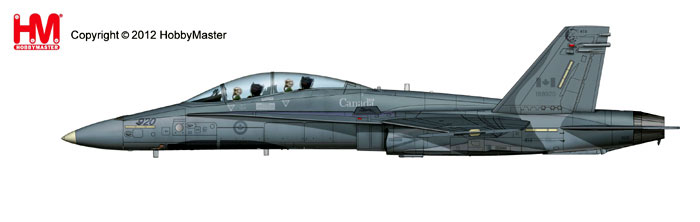 CF-188B (F/A-18B) 410th Squadron, Royal Canadian Air Force, Alberta Base, 1997 #188920 1/72 [HA3530]