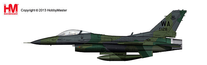 F-16C (Block 25A) US Air Force 422nd Test and Evaluation Squadron Ground Support Attack Test Green Camouflage circa 1988 Nellis Air Force #83-1128 1/72 [HA3816]