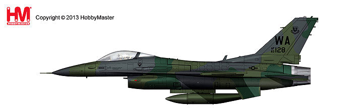 F-16C（ブロック25A） アメリカ空軍 第422試験評価飛行隊 地上支援攻撃試験時 緑迷彩 88年頃 ネリス基地 #83-1128 1/72 [HA3816]