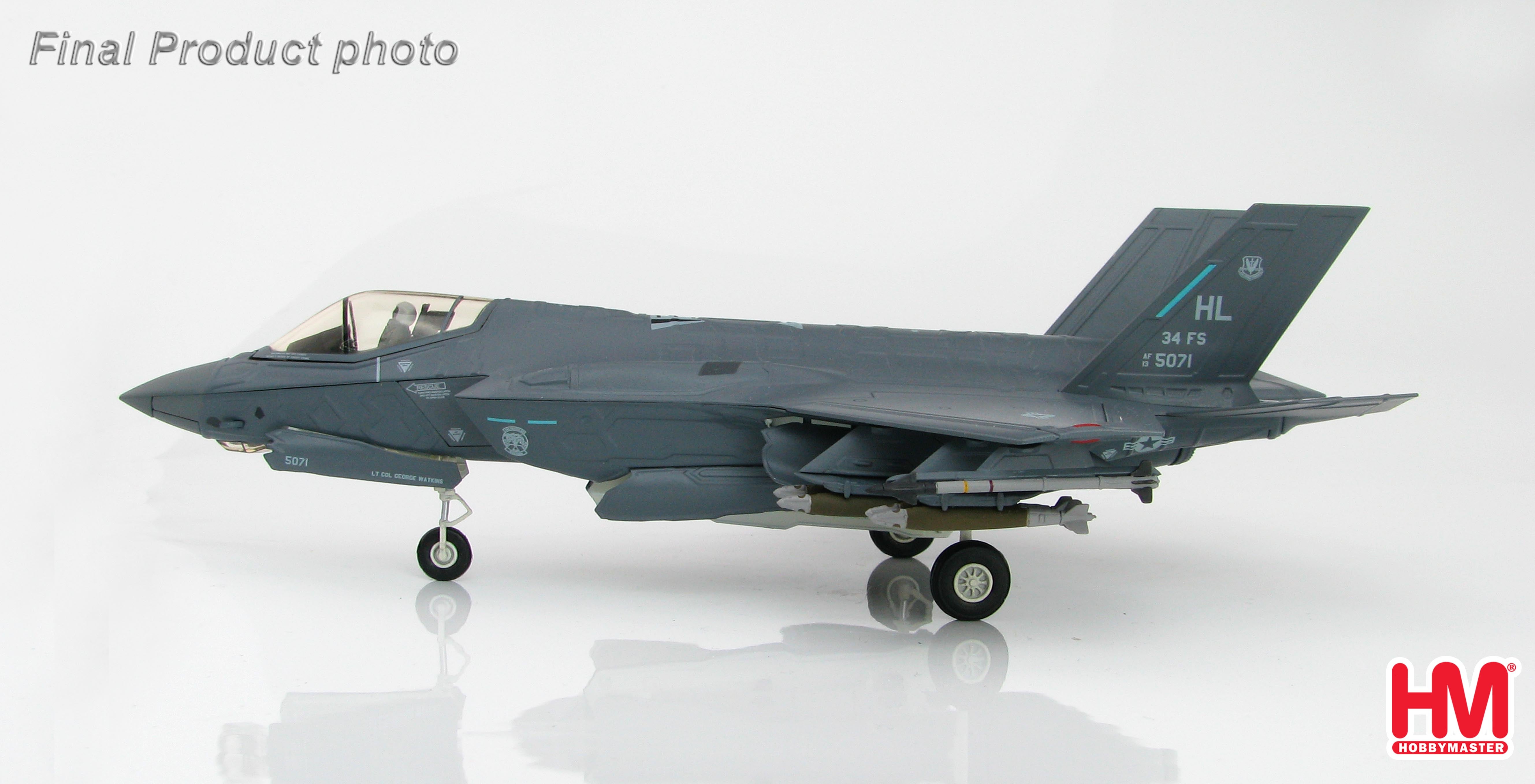 F-35A, 34th Fighter Squadron, 388th Fighter Wing, U.S. Air Force, Hill Field, Utah, AF13-5071/HL 1/72 [HA4408]