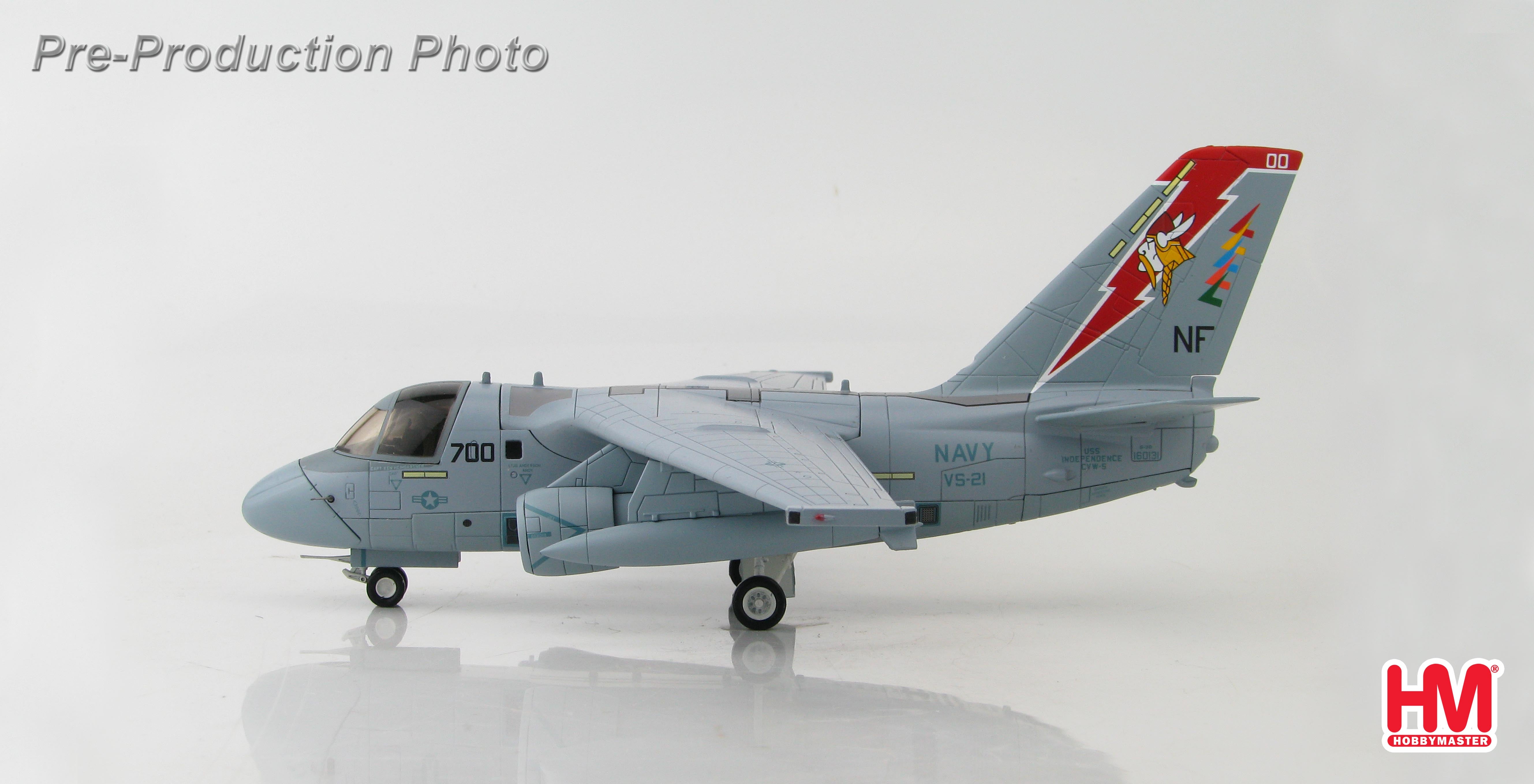 S-3B Viking US Navy 21st Maritime Suppression Squadron "Fighting Red Tails" Wing Commander Aircraft 1990 NF700 1/72 *New mold [HA4901]