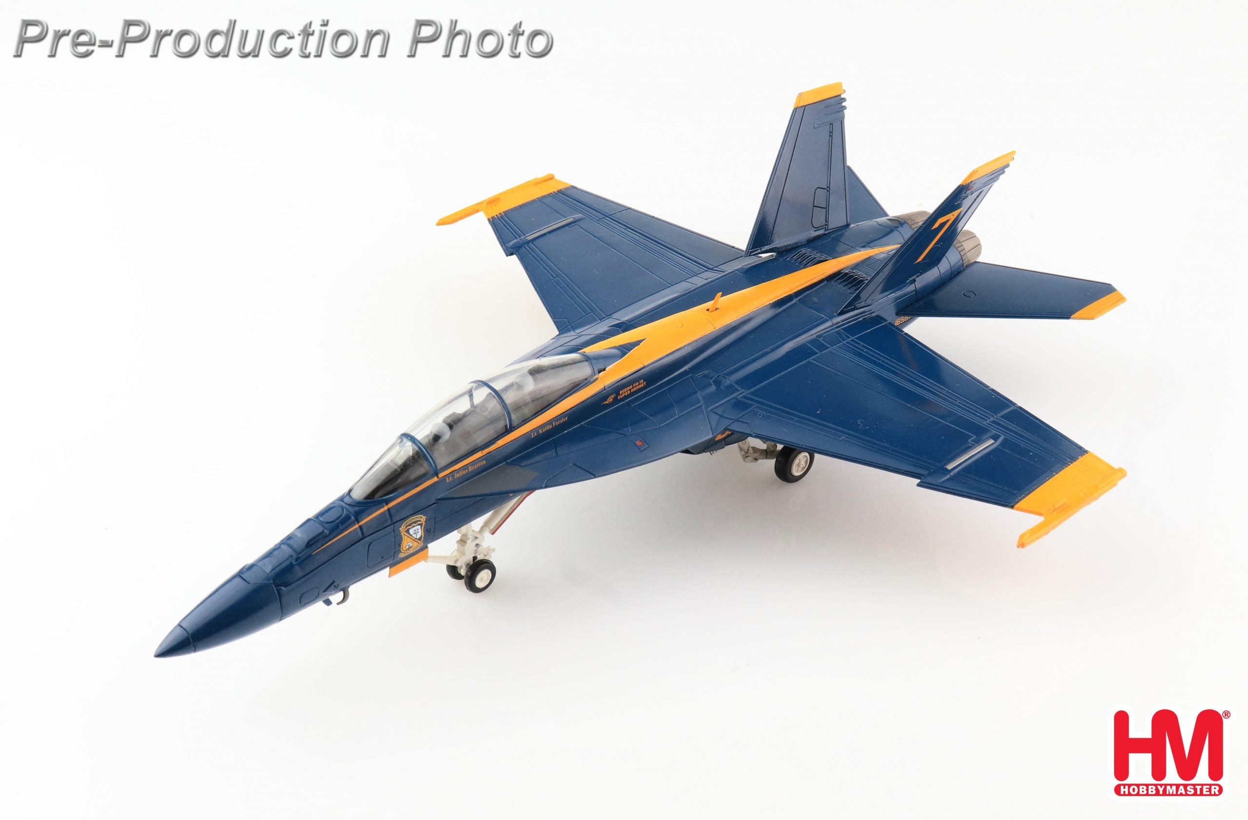 F/A-18F (two-seater) US Navy Display Team "Blue Angels" Special Paint "75th Anniversary" 2021 #7/#165679 1/72 [HA5128]