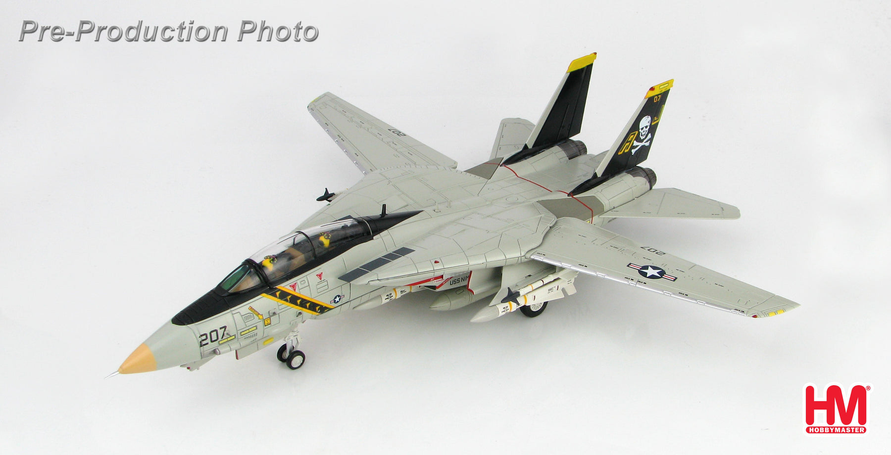 F-14A アメリカ海軍 第84戦闘飛行隊 「ジョリーロジャース」 86年 AJ207/#160406 1/72 [HA5219]