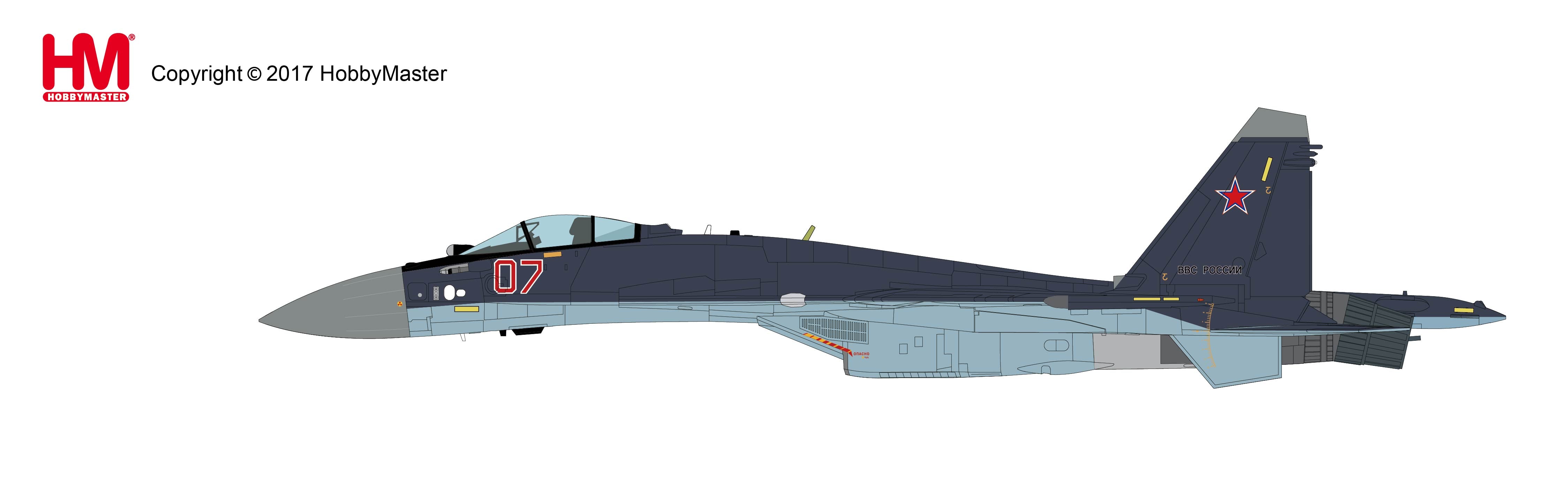 Su-35 "Flanker-E" Russian Aerospace Forces Serdyukov camouflage Paris Air Show 2013 #07 1/72 [HA5704]