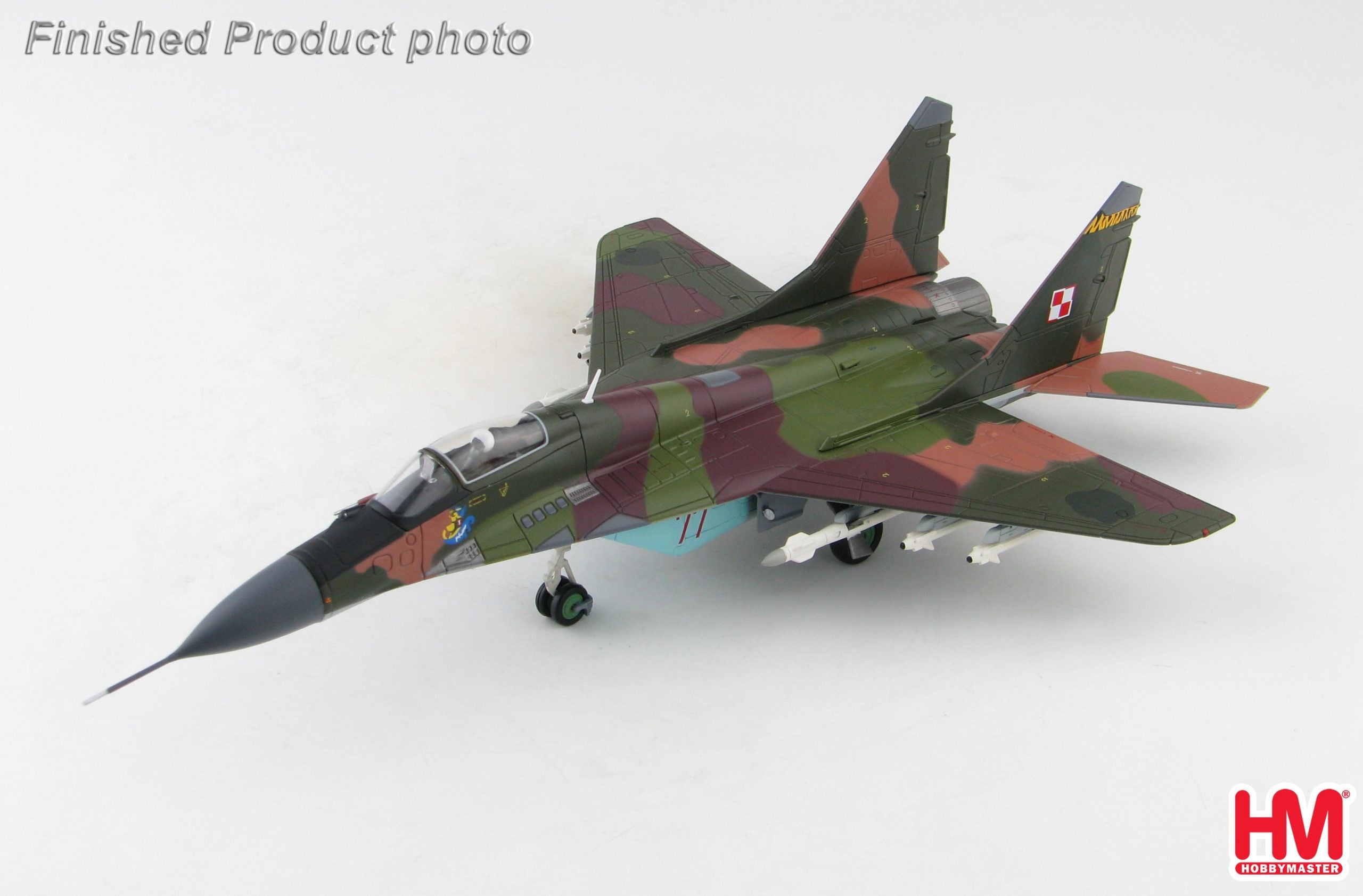 MiG-29A Polish Air Force 1st Tactical Aviation Regiment 1st Tactical Squadron "Warsaw" #77 1/72 [HA6512]