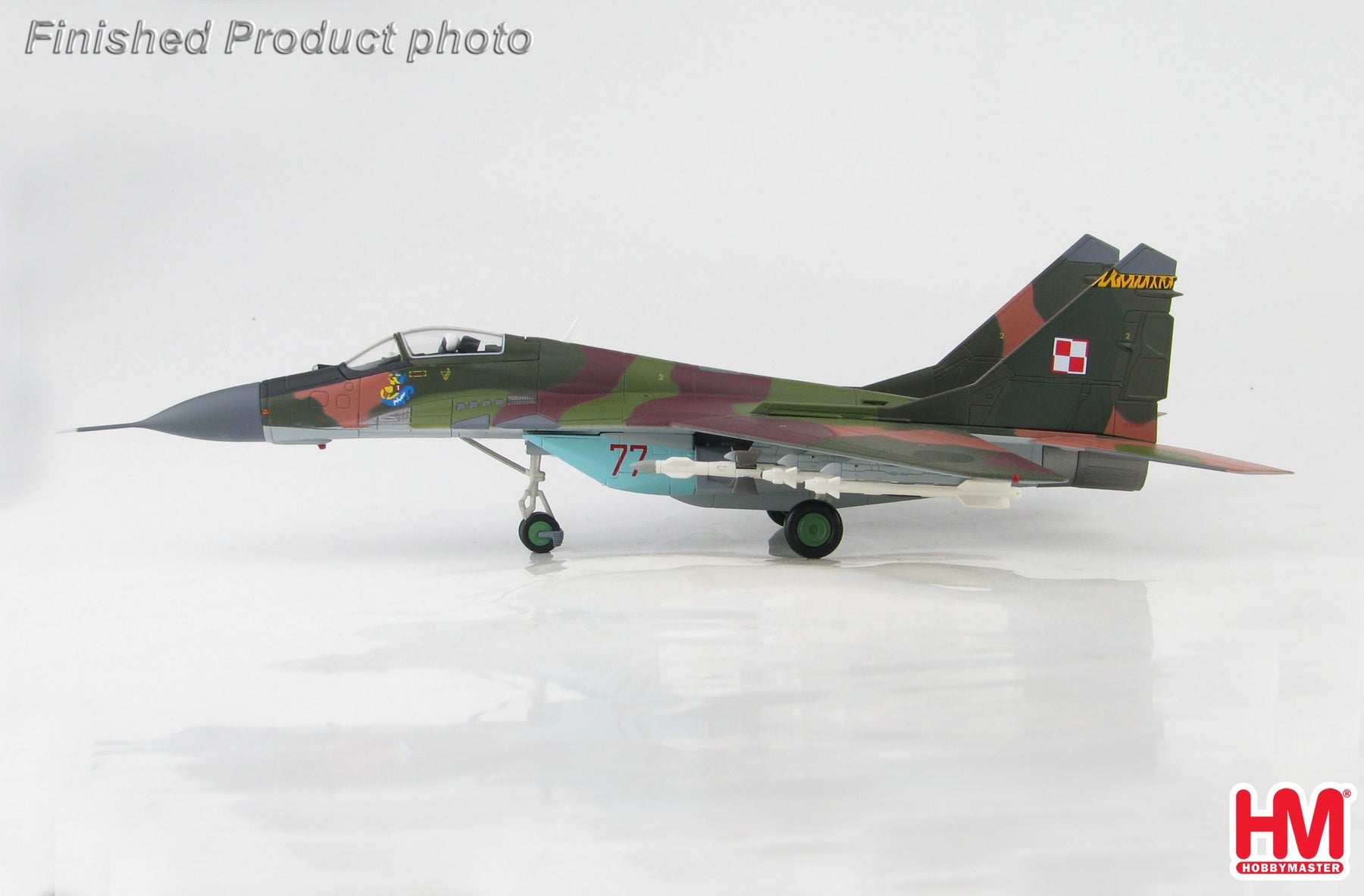 MiG-29A ポーランド空軍 第1戦術航空連隊 第1戦術飛行隊「ワルシャワ」#77 1/72 [HA6512]
