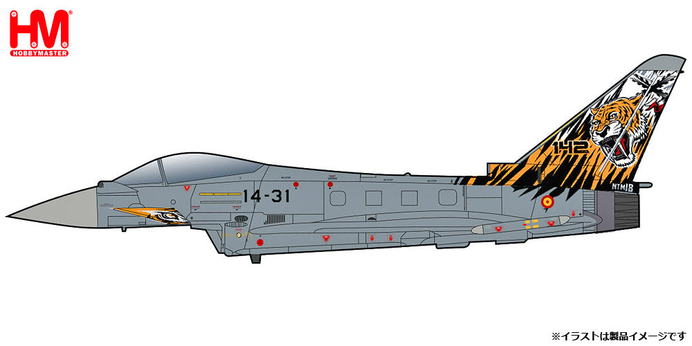 ユーロファイター タイフーン スペイン空軍 第142飛行隊 特別塗装「NATOタイガーミート2018」ポズナン・クシェシニ基地 ポーランド 2018年5月 #14-31 1/72 [HA6618]