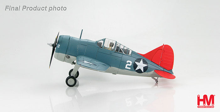 F2A-3 Buffalo US Navy Air Corps Miami Base 1940s "White 2" 1/48 [HA7011]