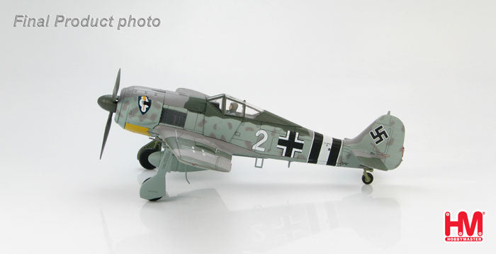 FW190A-6（強襲型） ドイツ空軍 第1強襲飛行隊 ゲルハルト・ビブロー飛行兵機 「白の2」ドルトムント 44年 1/48 [HA7414]