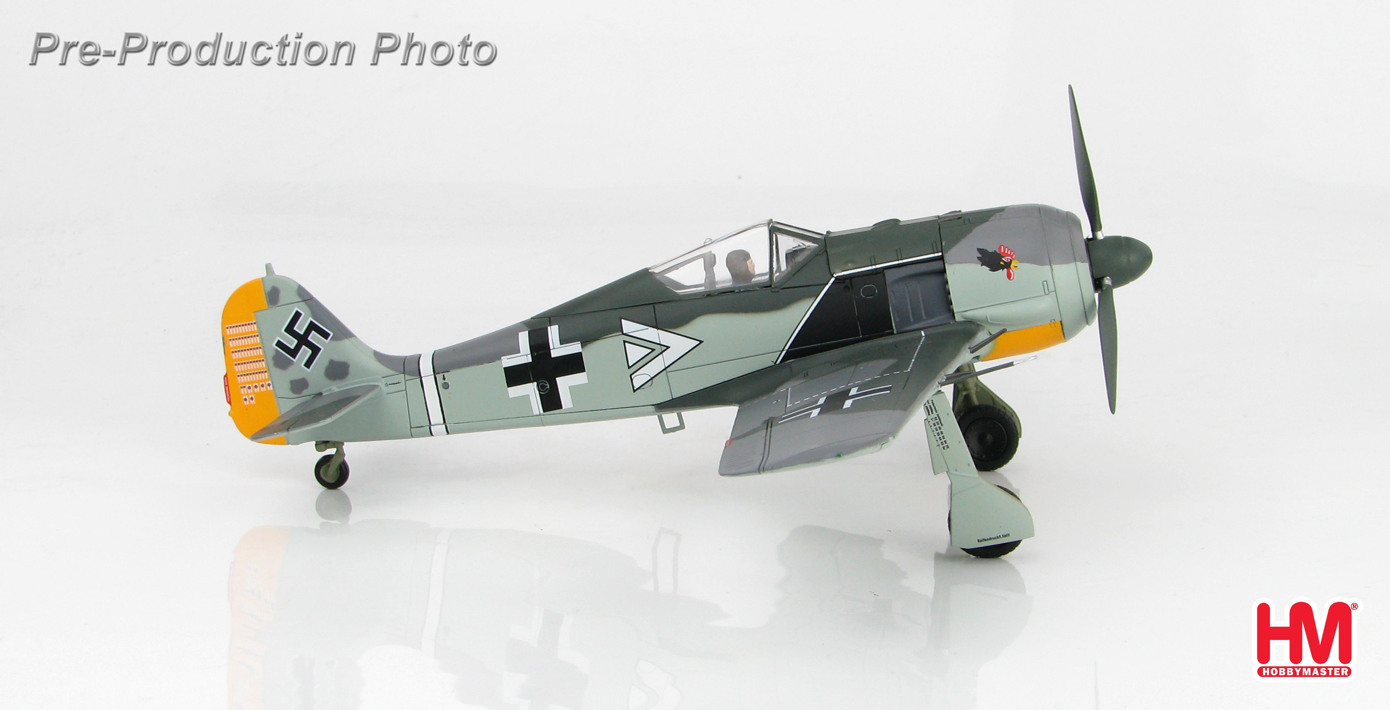 Fw190A-4 German Air Force 2nd Fighter Wing "Richthofen" 3rd Squadron Captain Egon Meyer's aircraft Teville France 1943 1/48 [HA7424]