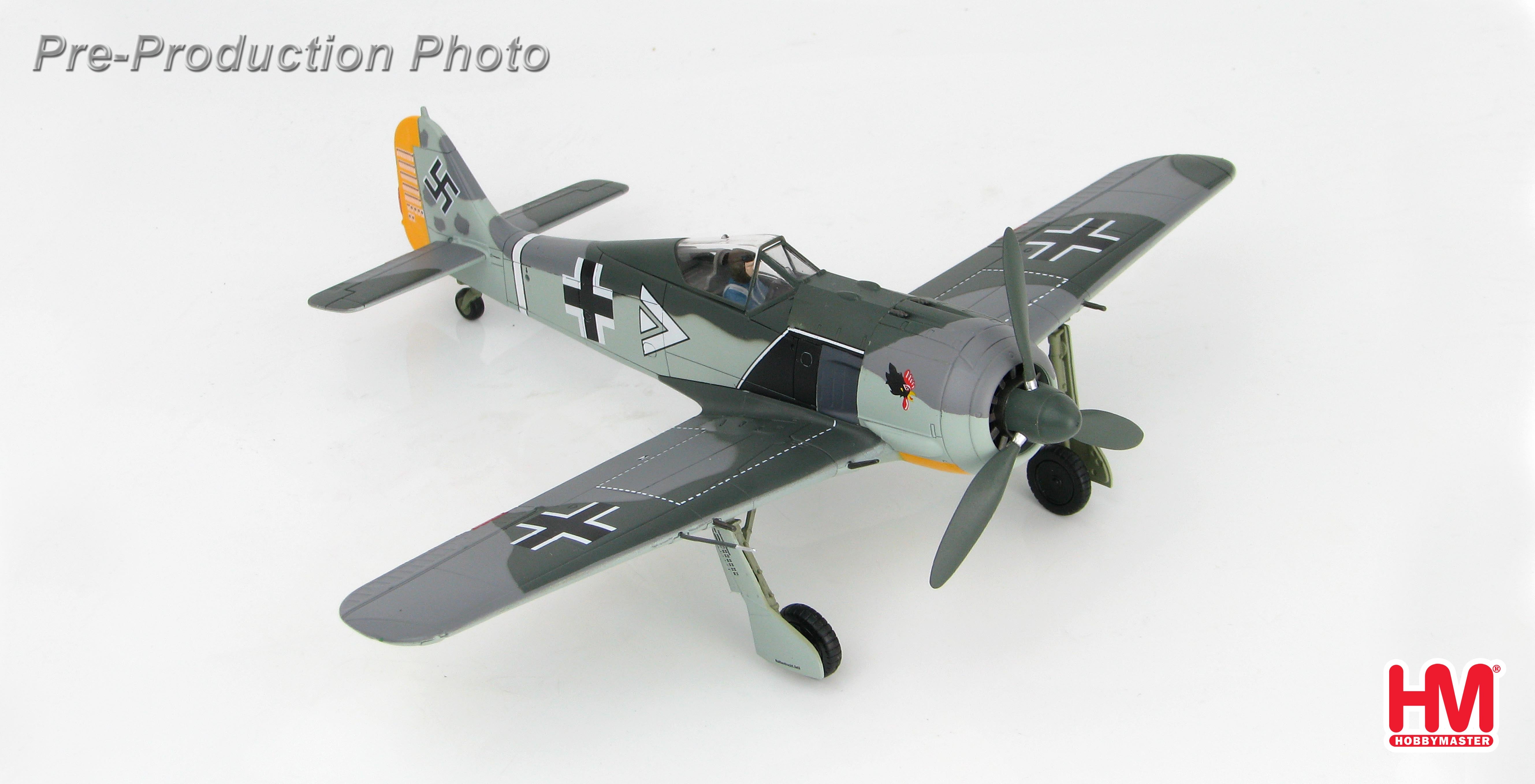 Fw190A-4 German Air Force 2nd Fighter Wing "Richthofen" 3rd Squadron Captain Egon Meyer's aircraft Teville France 1943 1/48 [HA7424]