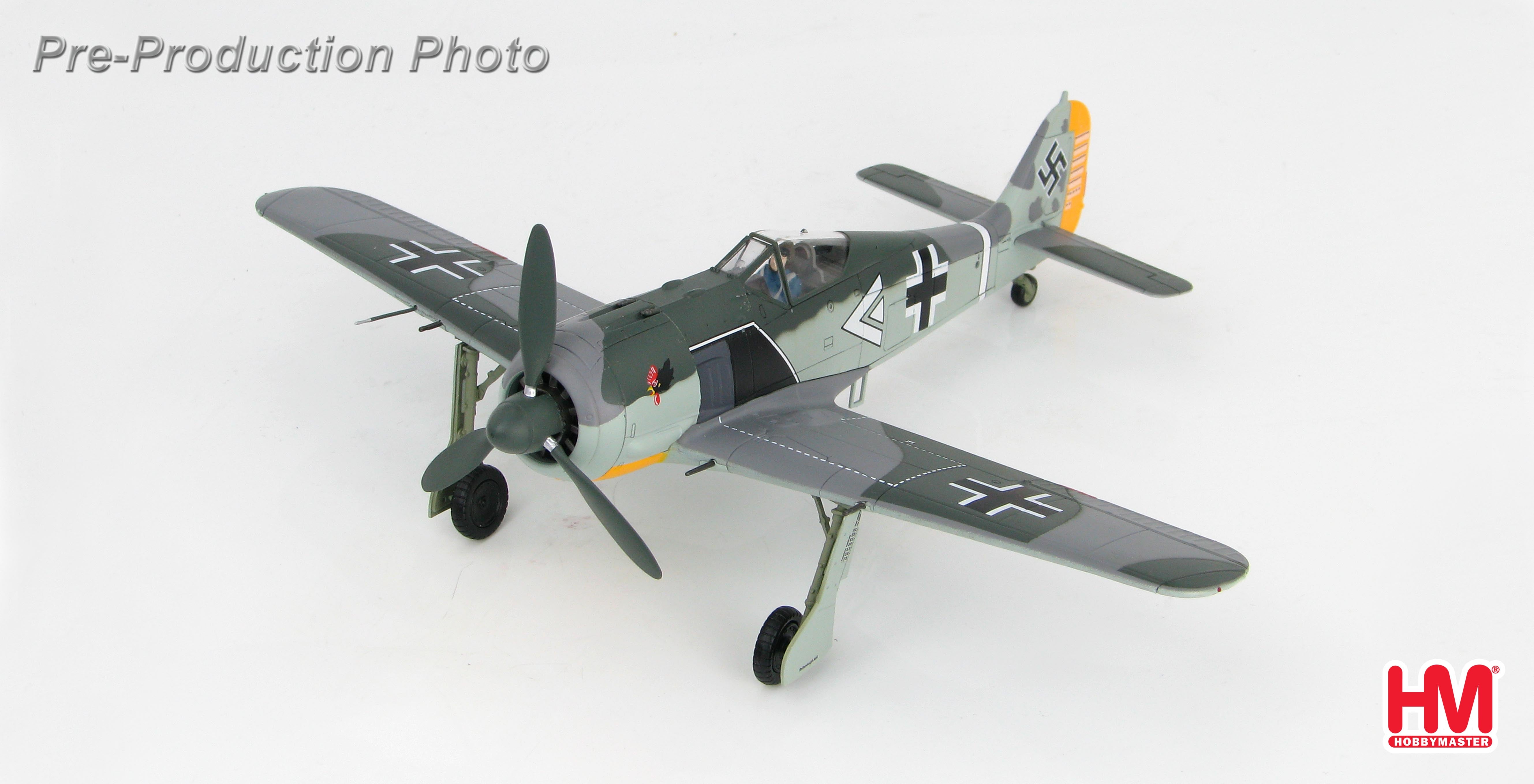 Fw190A-4 German Air Force 2nd Fighter Wing "Richthofen" 3rd Squadron Captain Egon Meyer's aircraft Teville France 1943 1/48 [HA7424]