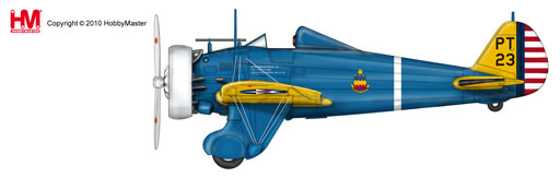 Boeing P-26A Peashooter, US Army Air Corps, 20th Pursuit Squadron, Barksdale Air Base, Louisiana, 1/48 [HA7506]