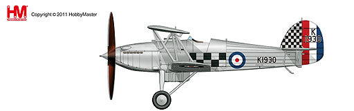 Hawker Fury Mk.I RAF No. 43 Squadron "Fighting Cocks" Silver/Black Checkered Paint K1930 1/48 [HA8001B]