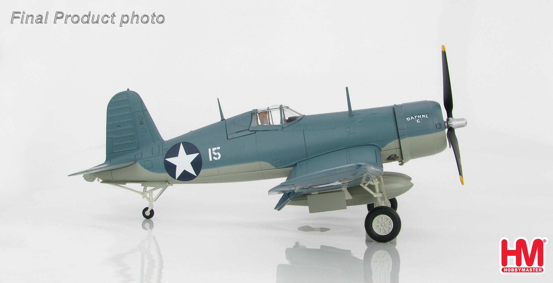 Hobby Master F4U-1 アメリカ海兵隊 第213海兵戦闘飛行隊 「ヘルホークス」 ジェームズ・N・カップ大尉機 「ダフニーC」  ソロモン諸島 43年 #