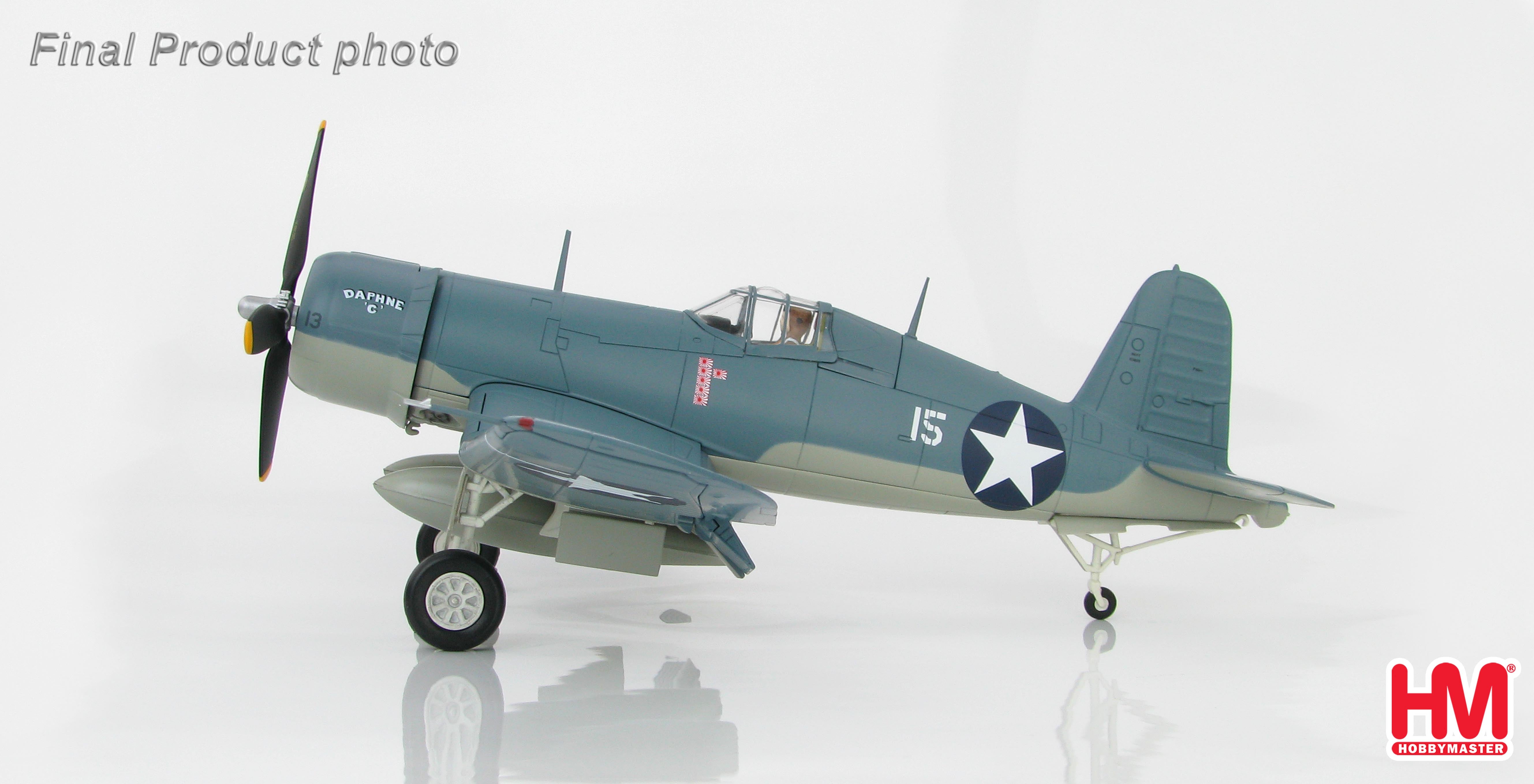 F4U-1 USMC 213th Marine Fighter Squadron "Hellhawks" Captain James N. Cupp's "Daphne C" Solomon Islands 1943 #15 1/48 [HA8215]