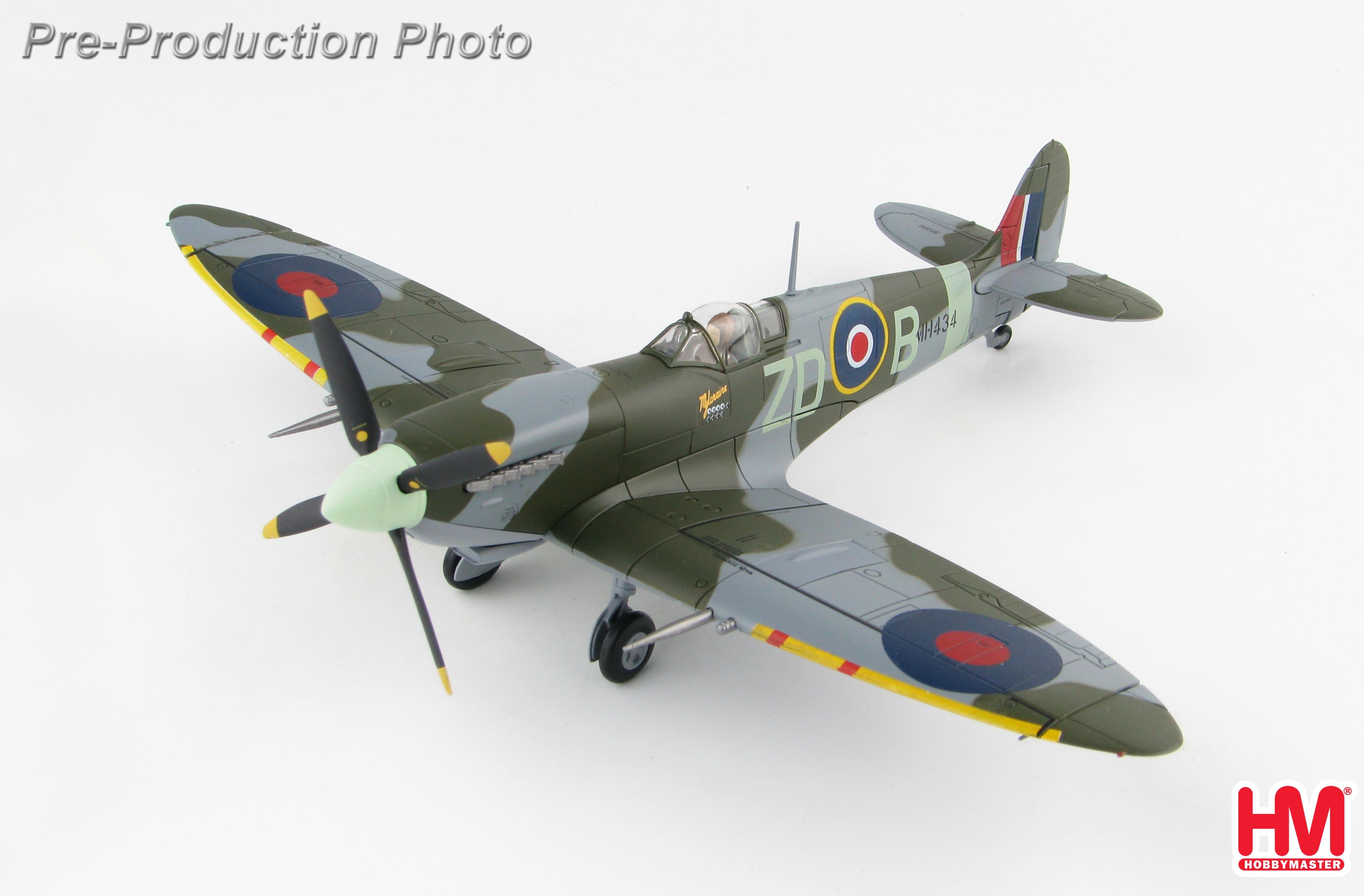 Spitfire Mk.IX RAF No. 222 Squadron (preserved by OFMC) ZD-B/MH434 1/48 [HA8319]