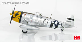 P-47Dサンダーボルト アメリカ陸軍航空軍 第354戦闘航空群 第353戦闘飛行隊 グレン・イーグルストン少佐機 フランス 44年 #42-0473 1/48 [HA8411]