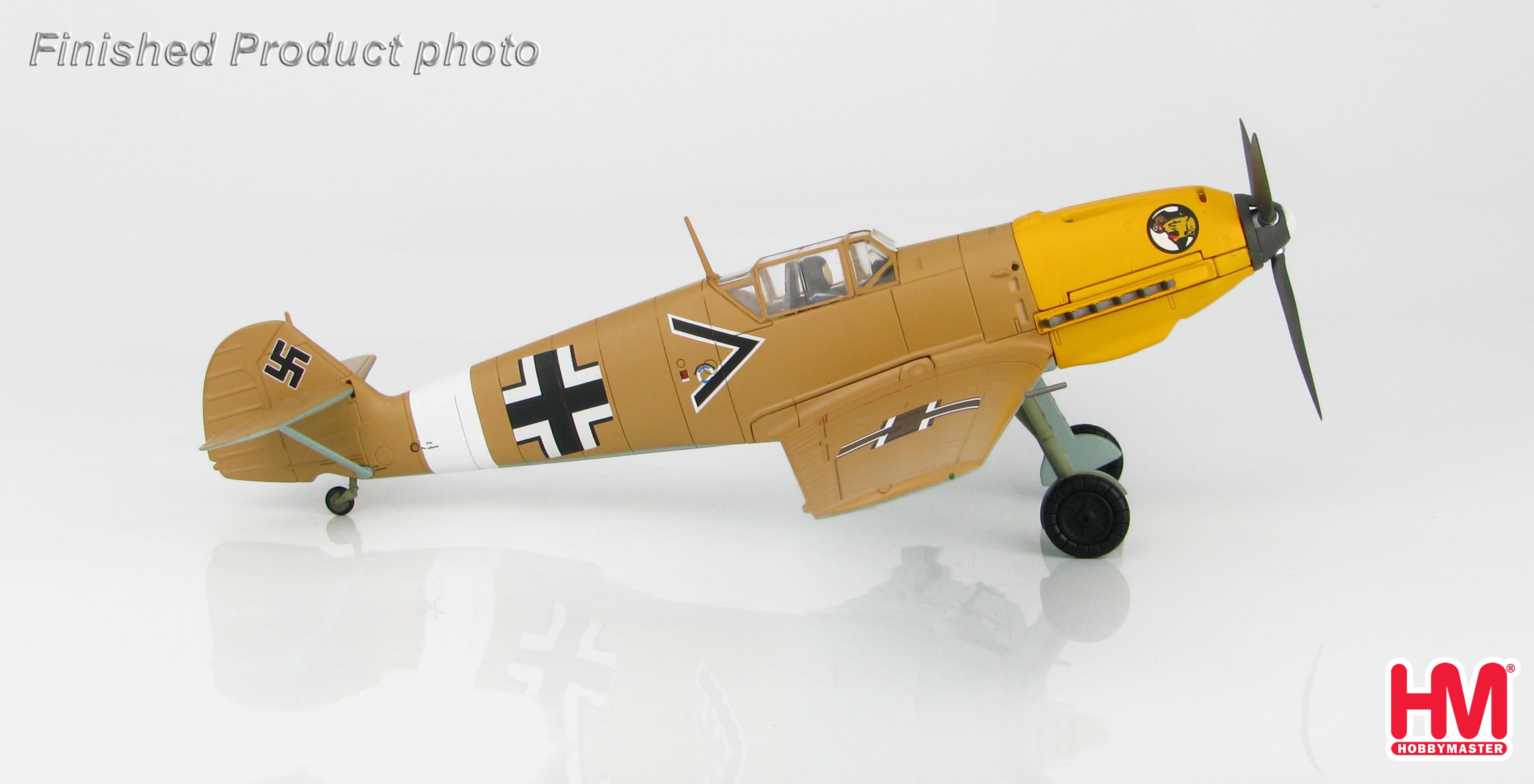 Bf109E-7/Trop (Tropical specification) German Air Force 27th Fighter Wing I Squadron Commander Ludwig Franziske, December 1941, 1/48 [HA8704]