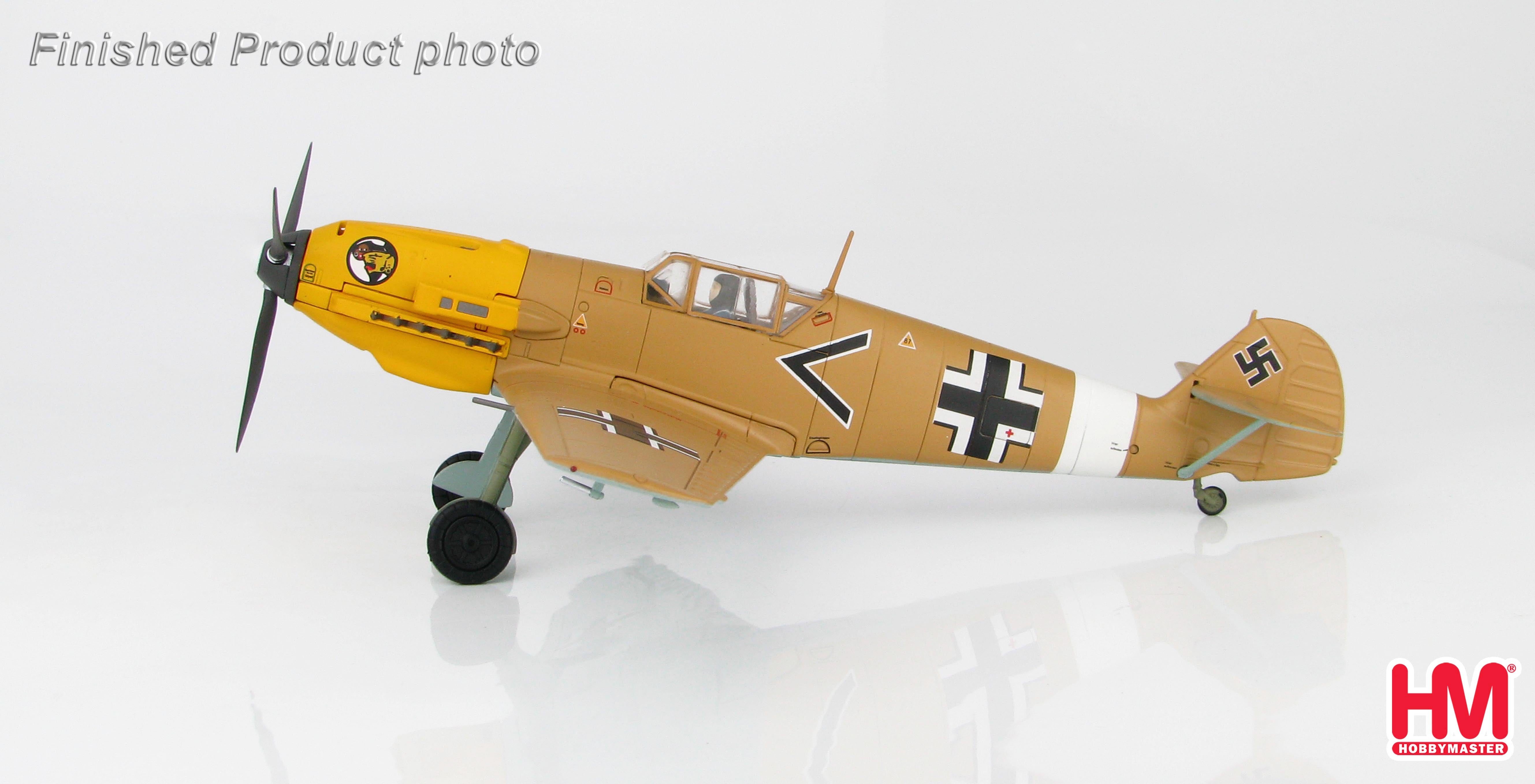 Bf109E-7/Trop (Tropical specification) German Air Force 27th Fighter Wing I Squadron Commander Ludwig Franziske, December 1941, 1/48 [HA8704]